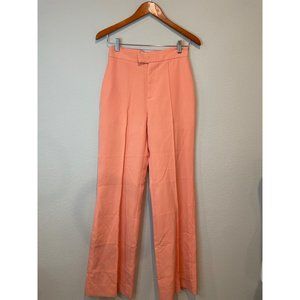 Trouser9 Peach Wide Leg High Waisted Trousers